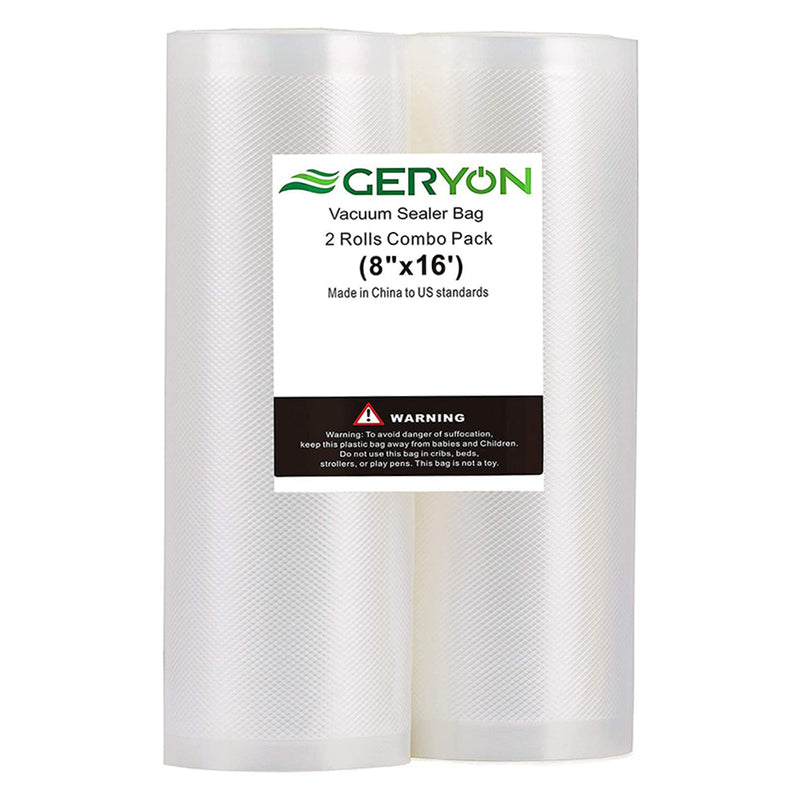 Geryon Vacuum Sealer Rolls 2 Pack 8inch x 16ft – Geryon Kitchen