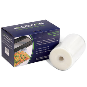 GERYON Vacuum Sealer Bags Rolls 8" x 120' Keeper with Cutter Box