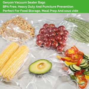 GERYON Vacuum Sealer Machine, Automatic Food Sealer Detachable Design|Led Indicator Lights|Dry Moist Food Modes| Compact Design w/Starter Kit(Pink）