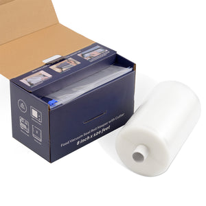 GERYON Vacuum Sealer Bags Rolls 8 x 120' Keeper with Cutter Box