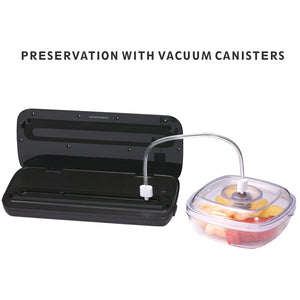 Preservation with vacuum canisters
